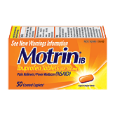 Motrin Ib Pain Reliever/fever Reducer pain reliever/fever reducer, ibuprofen tablets usp, 200 mg Full-Size Picture